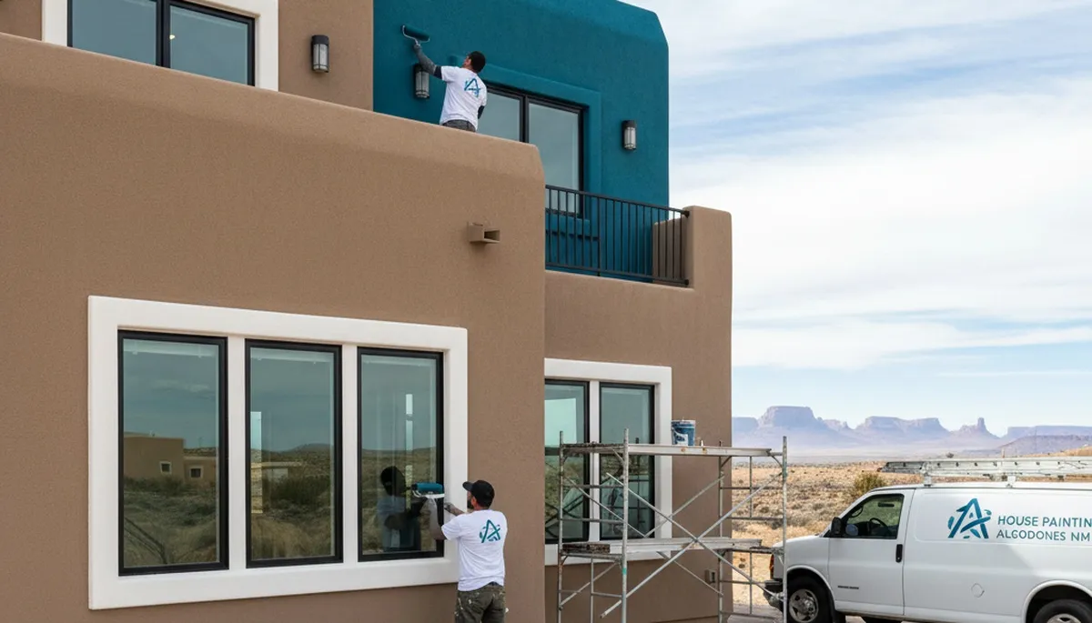 Professional house painters in Albuquerque NM providing expert residential exterior painting services