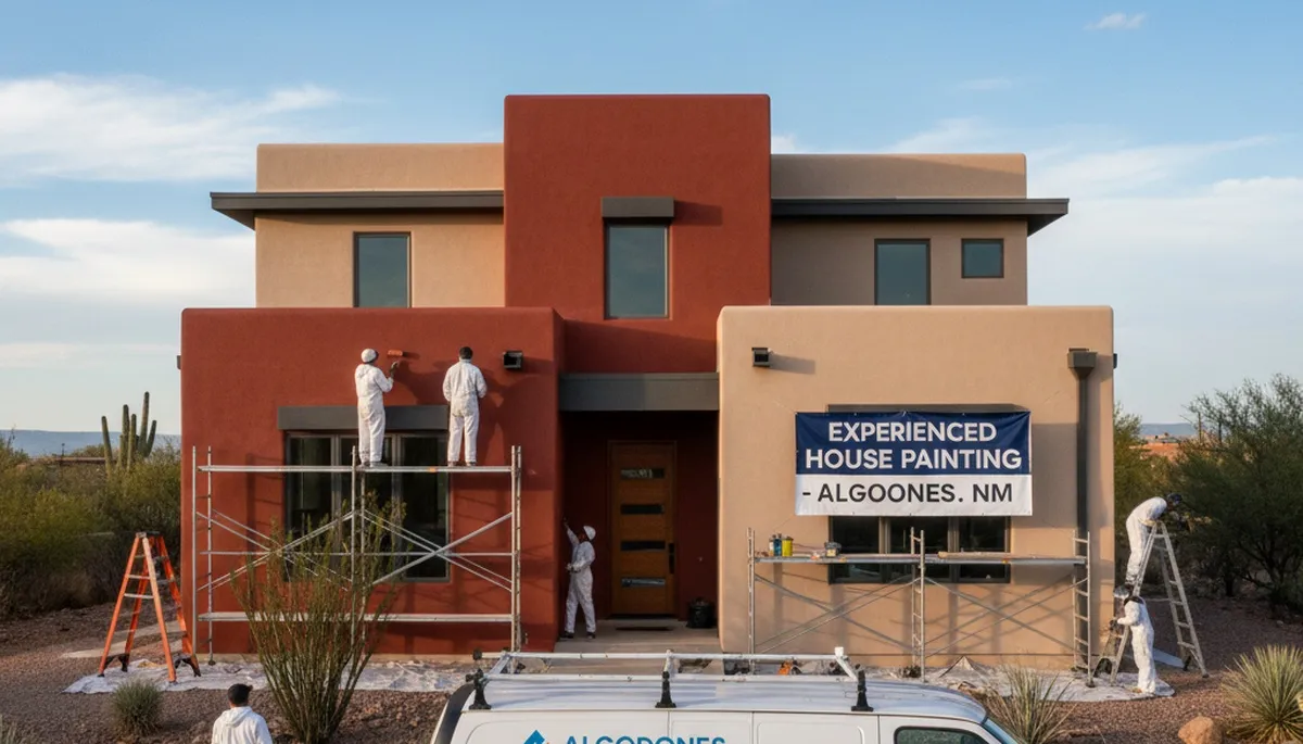 Professional house painters in Albuquerque NM providing expert exterior home painting services