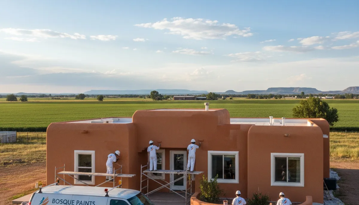 Professional house painters in Albuquerque NM providing expert residential painting services