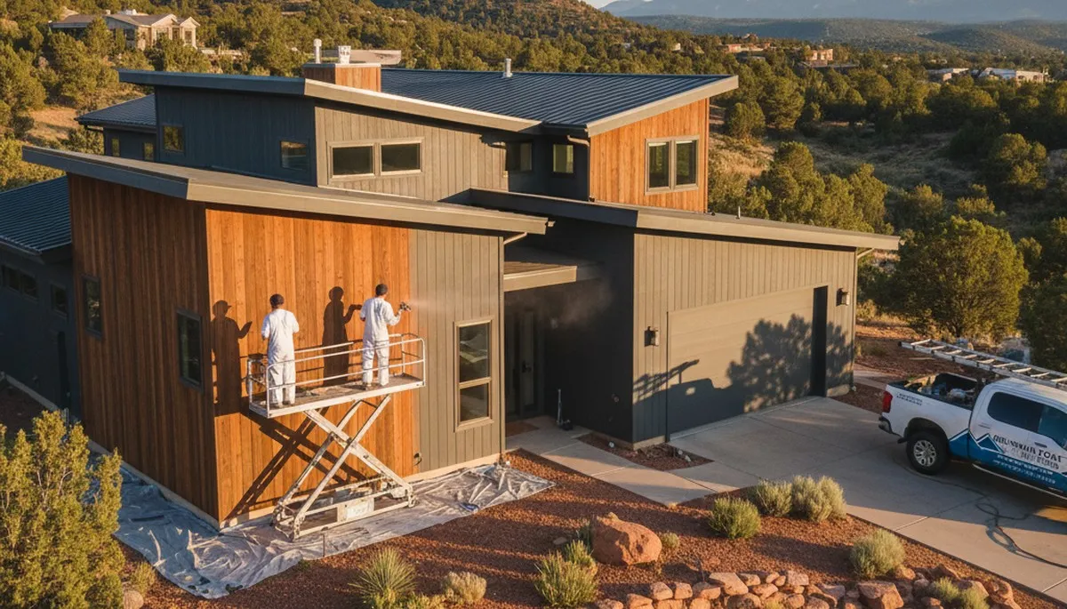 Professional house painters in Albuquerque NM providing expert residential exterior painting services