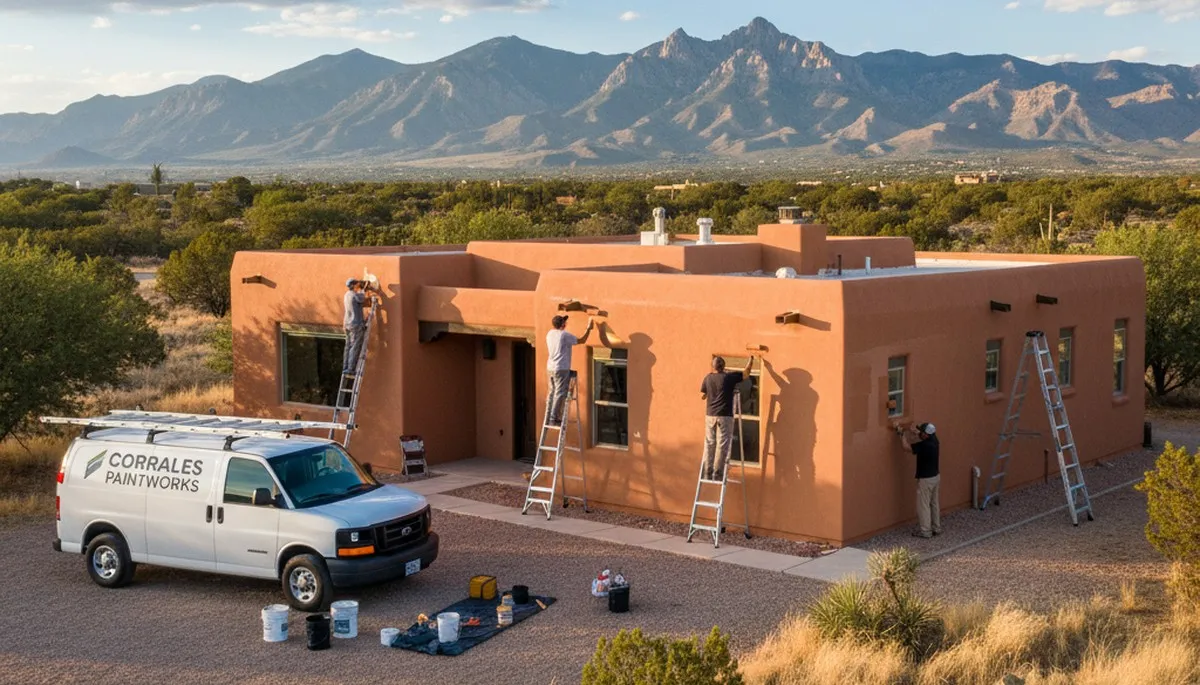 Professional house painters in Albuquerque NM providing expert exterior and interior painting services