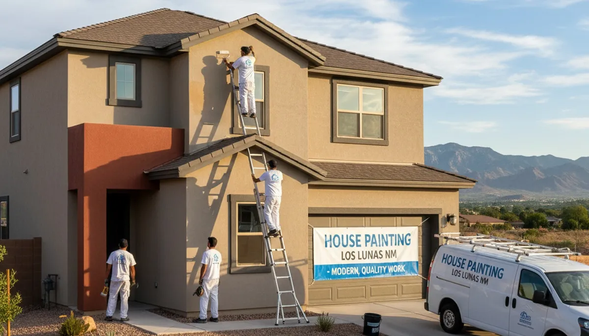 Professional house painters in Albuquerque NM providing expert exterior home painting services